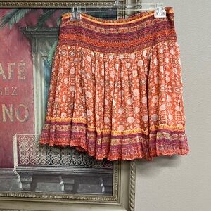 Anthropologie Multicolor Bohemian Skirt